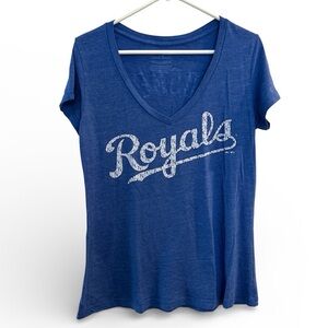 Woman’s V Neck KC Royals Short Sleeve Tee XL